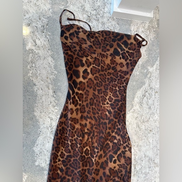 Leopard Print Maxi Dress - Picture 5 of 8
